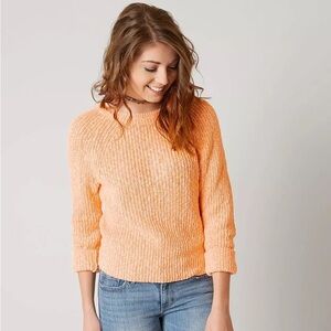 Free People Electric City Sweater in Tangerine